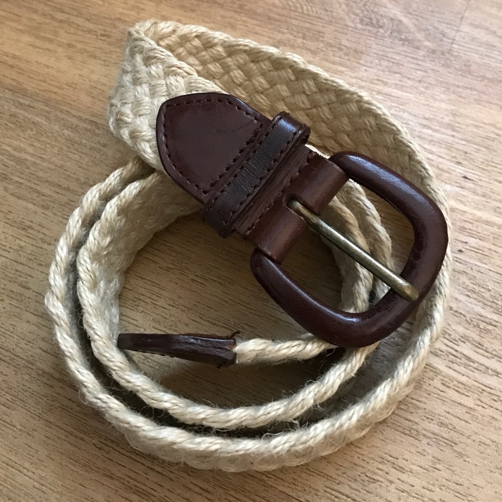 braided woven belt